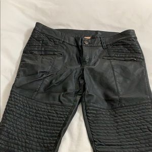 Free People pleather pants